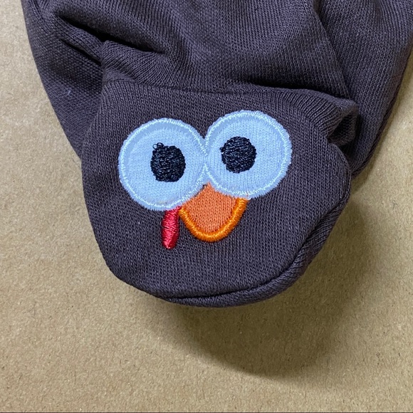 Baby's First Thanksgiving Turkey Day Two Piece Outfit - Picture 9 of 10